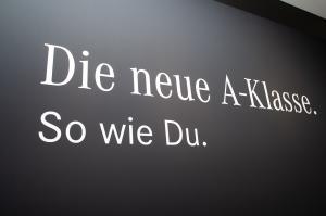 A-Klasse im Pop-Up-Store